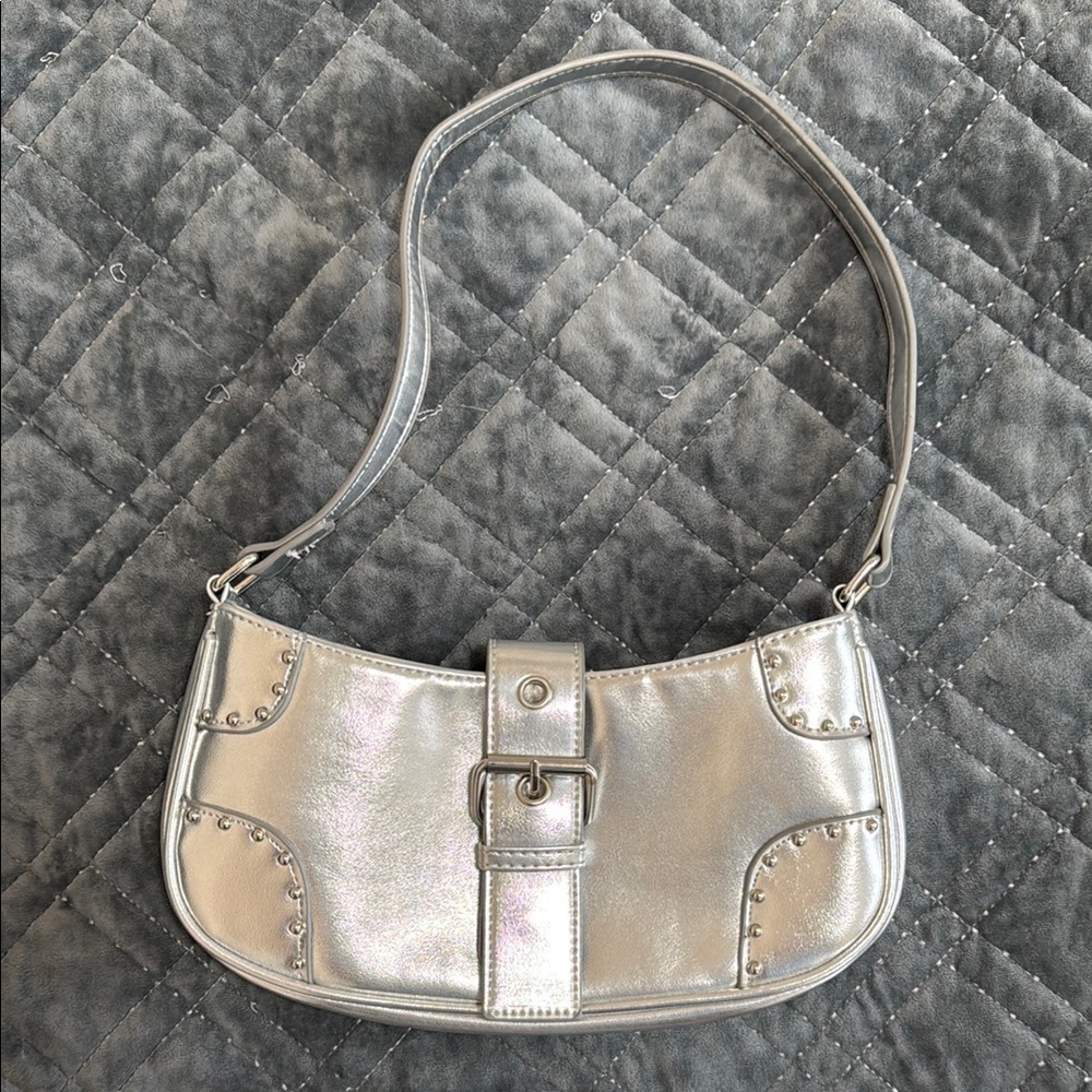 Silver Women's Handbag